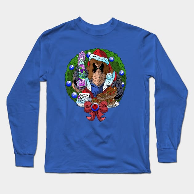 Dear Zanta Claws Long Sleeve T-Shirt by AustinLBrooksART